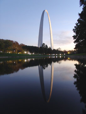 Gateway arch to the West, St. Louis, Missouri
