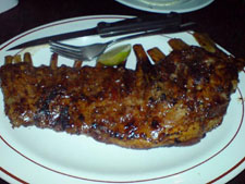 BBQ Pork Ribs Cafe Pasqual's Santa Fe, New Mexico