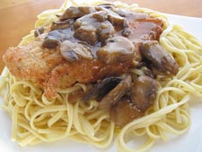 chicken marsala Antonio's Cucina Italiana Klamath Falls, Oregon