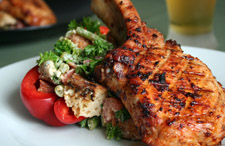 Grilled Chipotle Pork Chops Rendezvous Bistro Jackson Hole, Wyoming