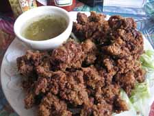 Chicken livers SalzPferrer Innsbruck, Austria