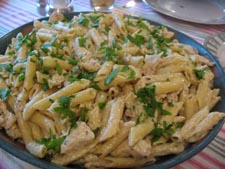 Chicken Penne Pasta Bridge Creek Backcountry Red Lodge, Montana
