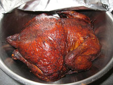 Hickory smoked chicken Fred's Hickory Inn Bentonville, Arkansas