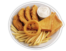 Chicken Strip dinner Mr. K's Farmhouse Abilene, Kansas