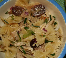 chicken bowtie pasta Mike's Place Conway, Arkansas