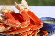 King crab legs River Grill Bentonville, Arkansas