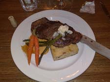 Crusted NY Strip steak Minervas Rapid City, South Dakota