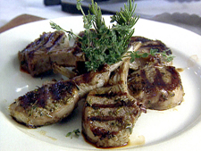 Grilled Lamb Chops Joseph's Cafe Hollywood, California