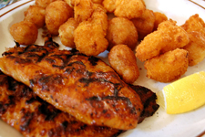 Grilled Cajun Catfish Santa Fe Cattle Co. Midwest City, Oklahoma
