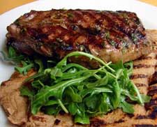 Grilled Lamb Steak Bistro LaFayette Alexandria, Virginia