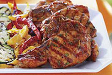 Grilled Pork chops Mi Vaquita Maracaibo, Venezuela