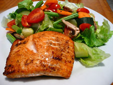 Grilled Salmon Alpha Club Wheeling, West Virginia