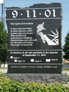 9-11 Memorial St. Charles, Missouri