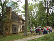 The Kentucky Museum and Library Bowling Green, Kentucky image of Felts log cabin