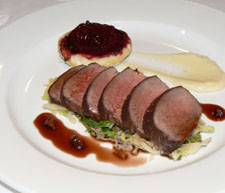 Pan Roasted Venison Striploin Beckta Dining & Wine Toronto, Ontario, Canada